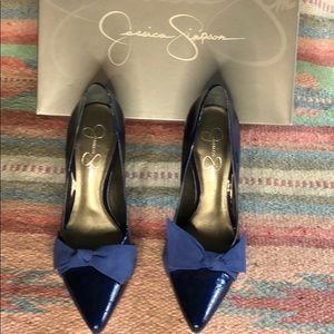 Royal Blue High Heeled Pump